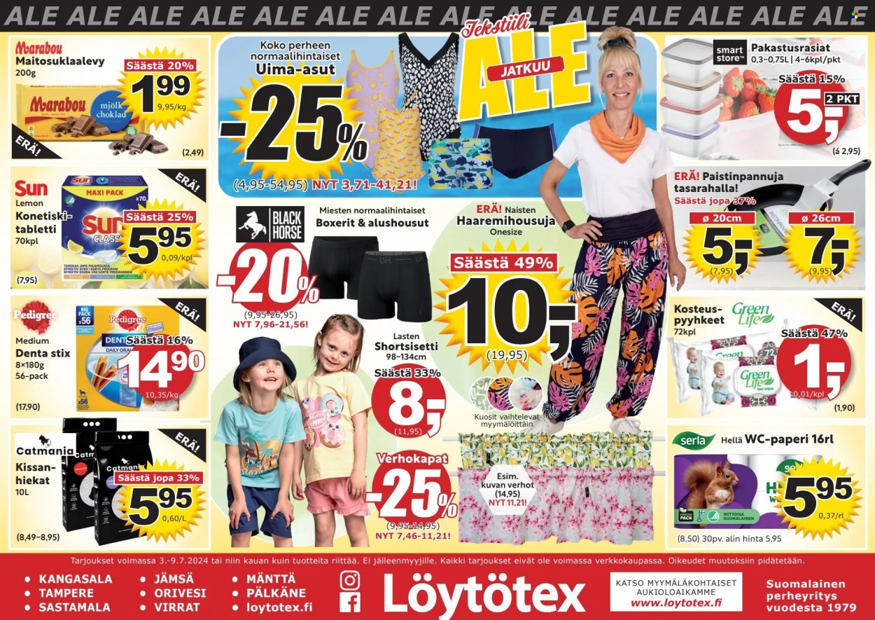 Löytötex tarjoukset - 03.07.2024 - 09.07.2024. Sivu 1