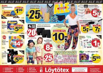 Löytötex tarjoukset  - 03.07.2024 - 09.07.2024.