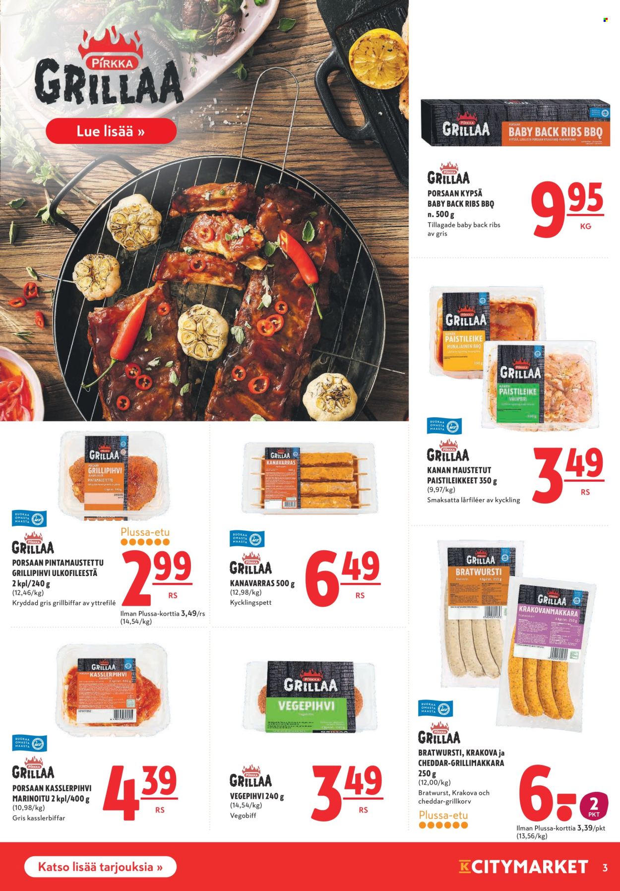 K-citymarket tarjoukset - 04.07.2024 - 10.07.2024. Sivu 3