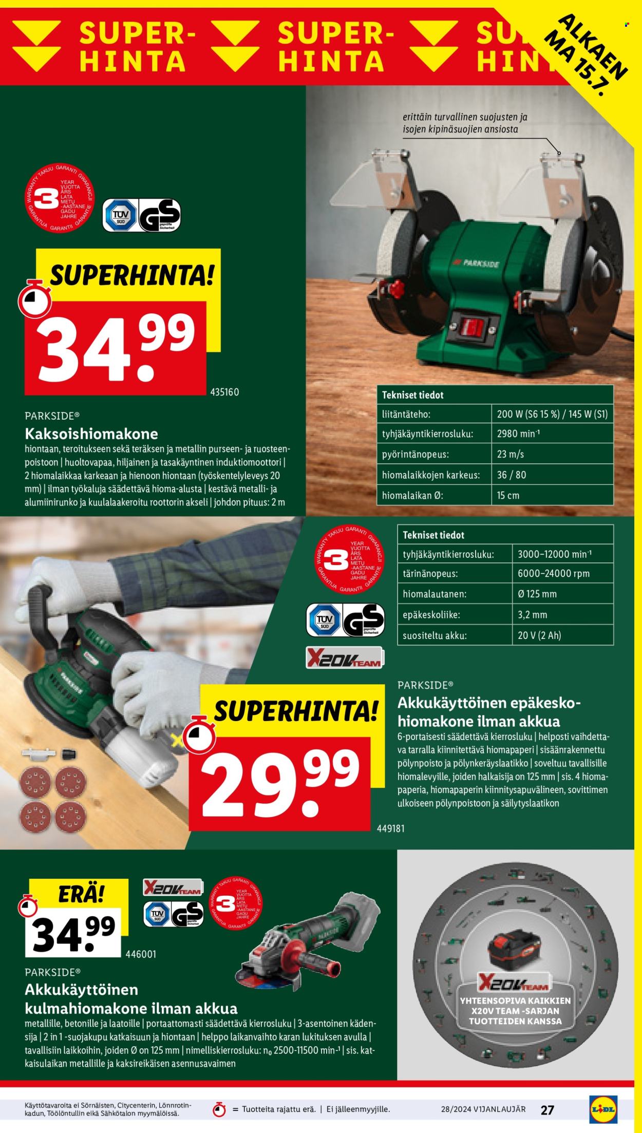 Lidl tarjoukset - 11.07.2024 - 17.07.2024. Sivu 32