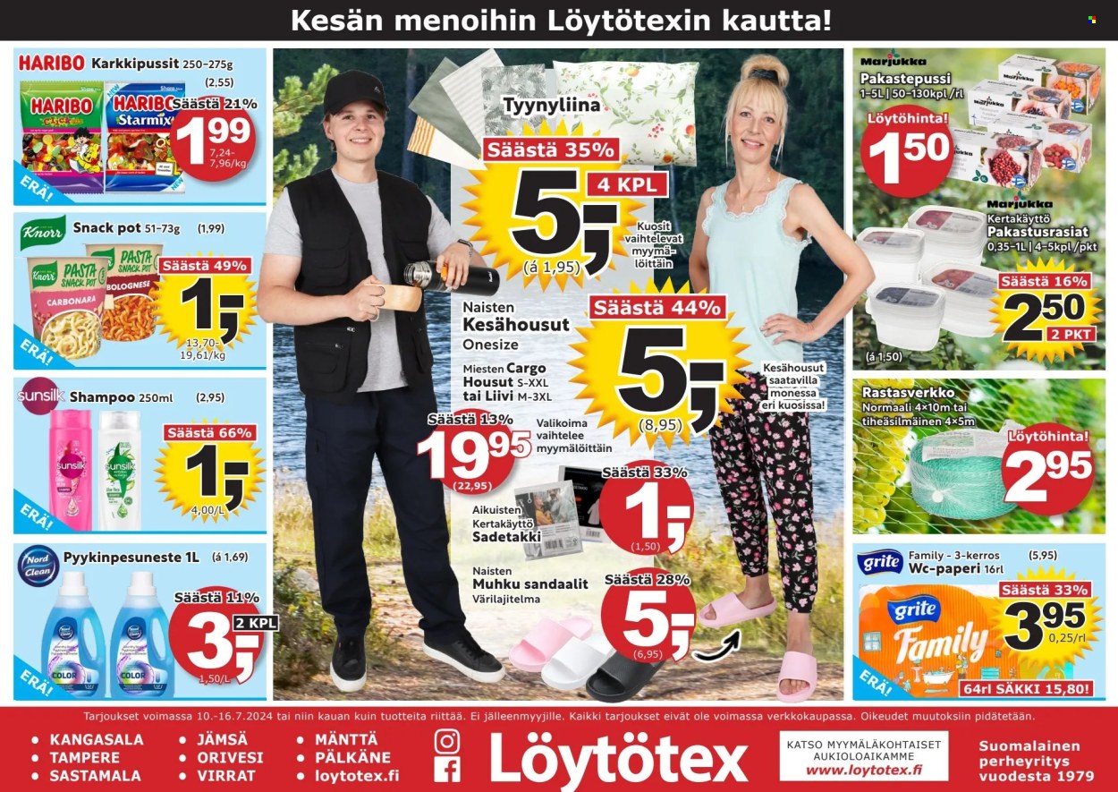 Löytötex tarjoukset - 10.07.2024 - 16.07.2024. Sivu 1