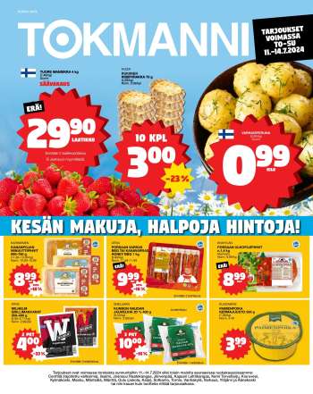 Tokmanni tarjoukset  - 11.07.2024 - 14.07.2024.