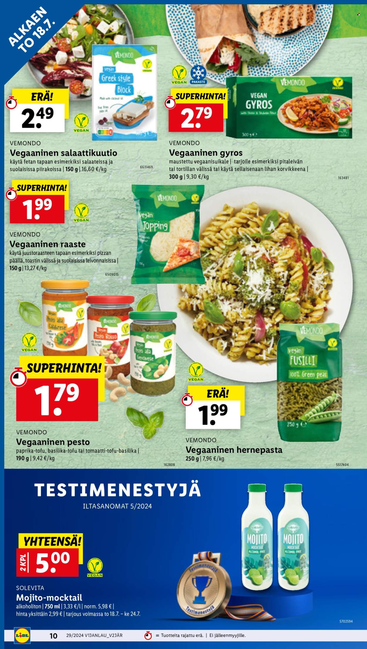 Lidl tarjoukset - 18.07.2024 - 24.07.2024. Sivu 12
