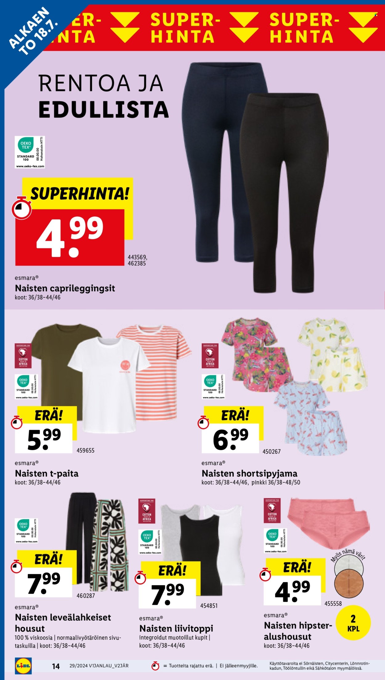 Lidl tarjoukset - 18.07.2024 - 24.07.2024. Sivu 18