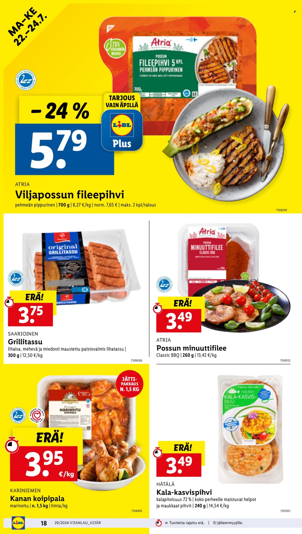 Lidl tarjoukset - 18.07.2024 - 24.07.2024. Sivu 24