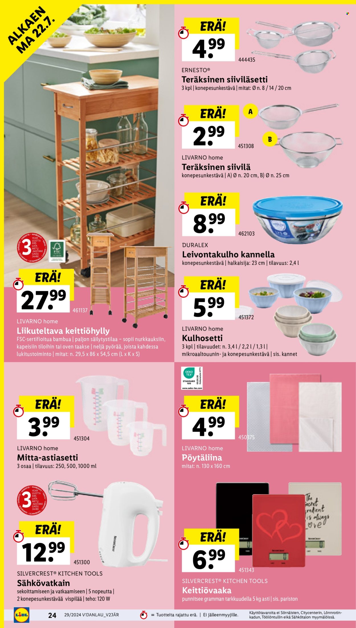 Lidl tarjoukset - 18.07.2024 - 24.07.2024. Sivu 30