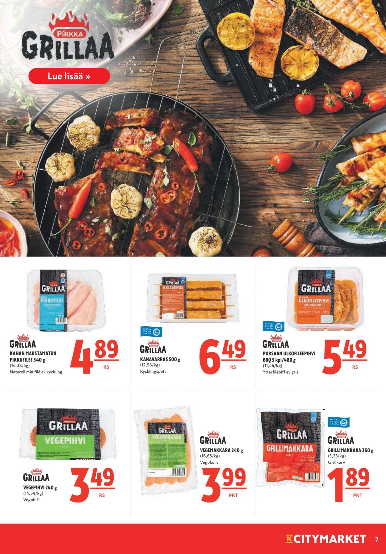 K-citymarket tarjoukset - 15.07.2024 - 21.07.2024. Sivu 7