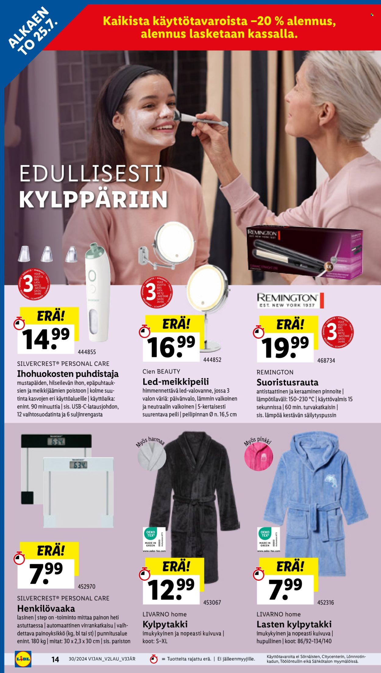 Lidl tarjoukset - 25.07.2024 - 31.07.2024. Sivu 14