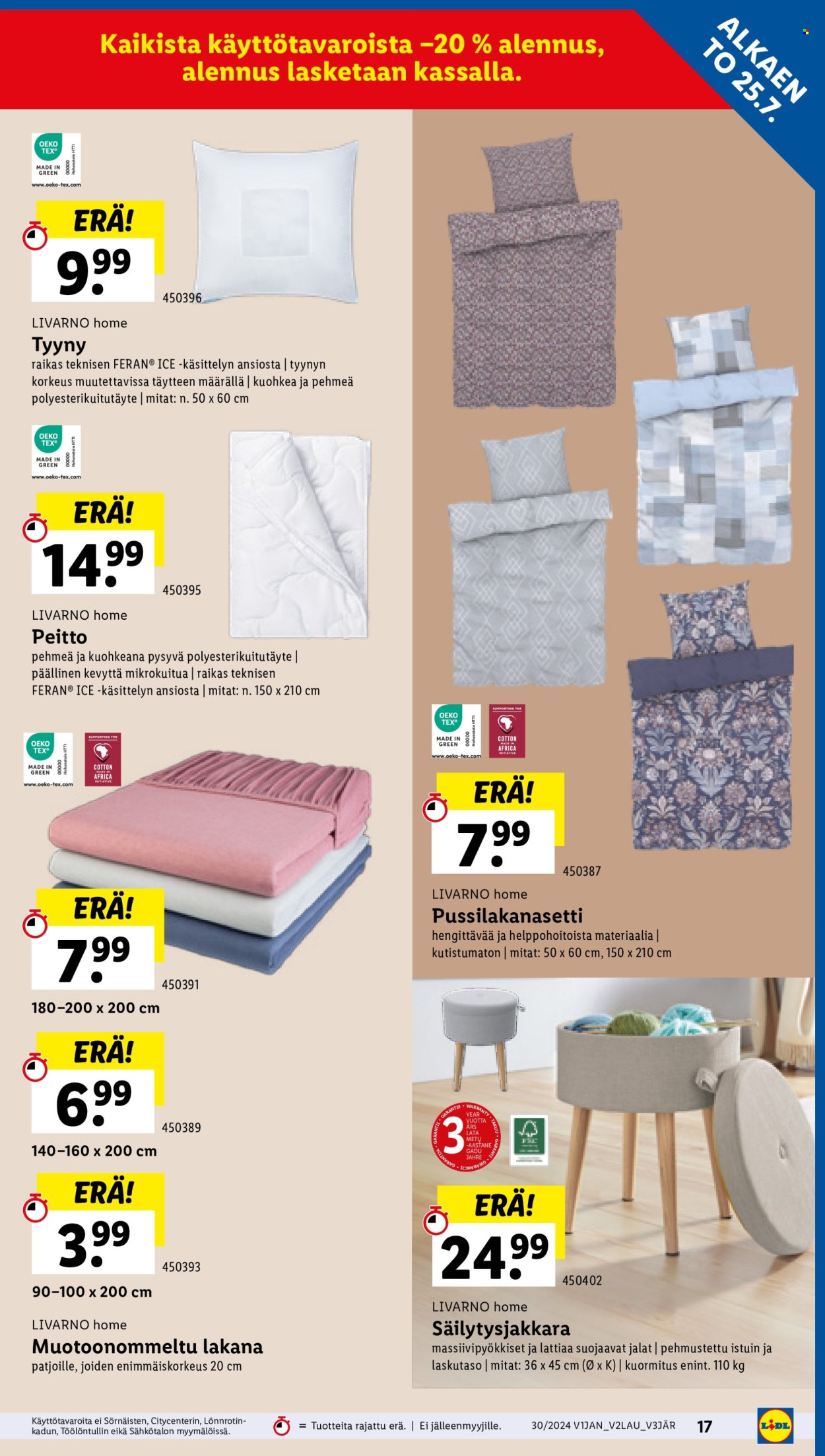 Lidl tarjoukset - 25.07.2024 - 31.07.2024. Sivu 17