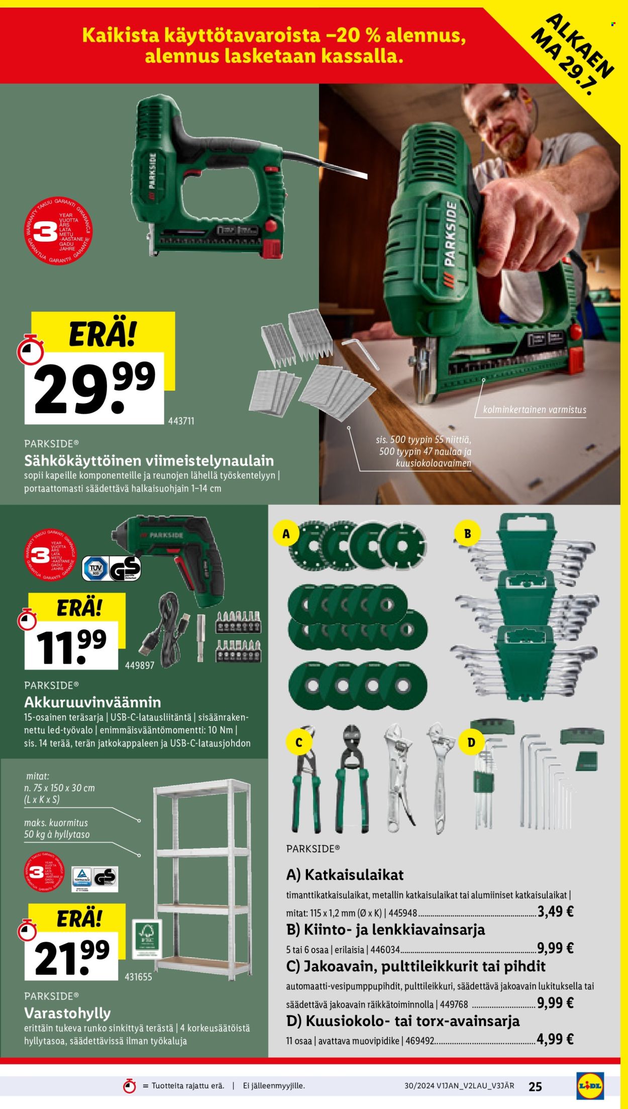 Lidl tarjoukset - 25.07.2024 - 31.07.2024. Sivu 27