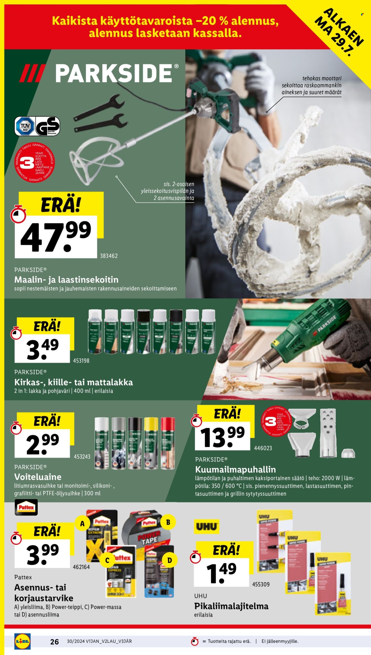 Lidl tarjoukset - 25.07.2024 - 31.07.2024. Sivu 28