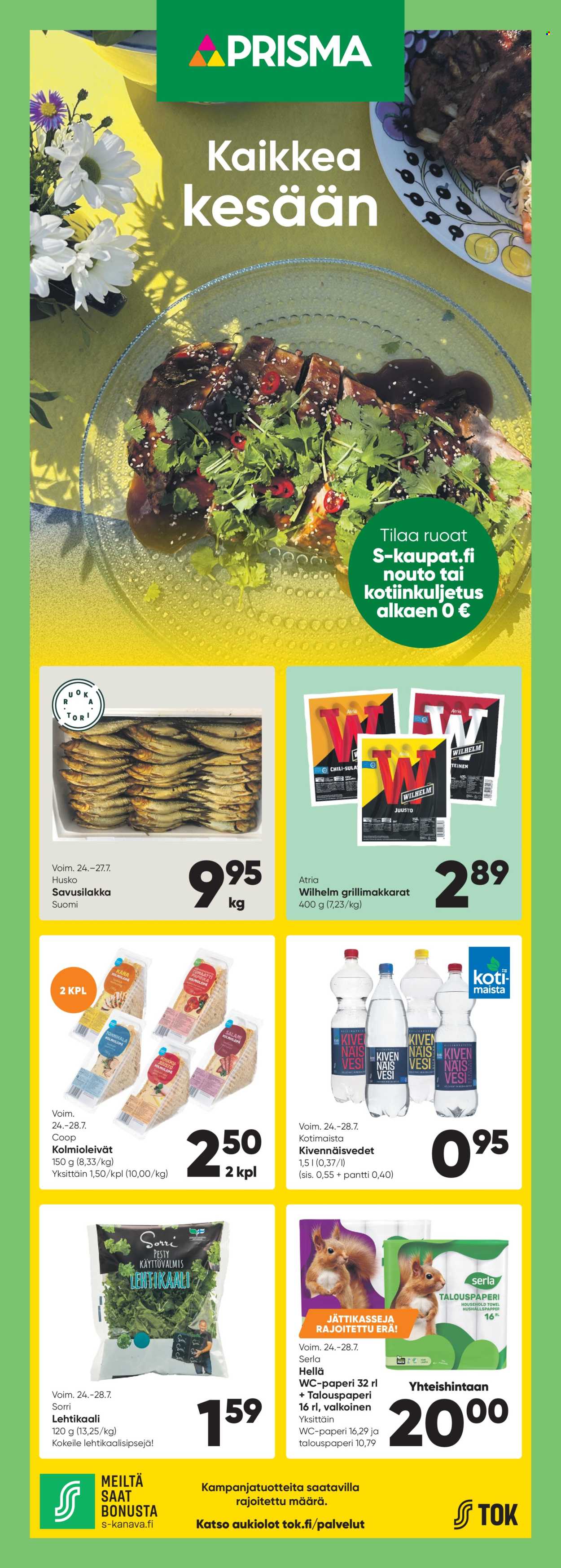 Prisma tarjoukset - 24.07.2024 - 28.07.2024. Sivu 1