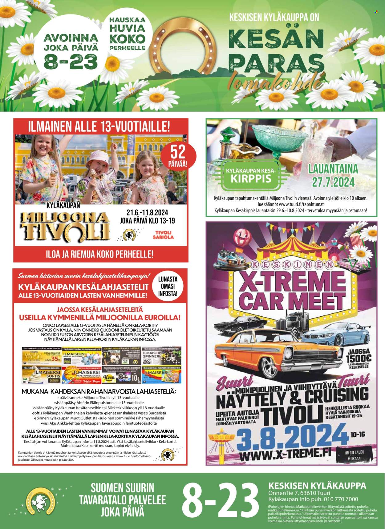 Tuuri tarjoukset - 24.07.2024 - 30.07.2024. Sivu 1