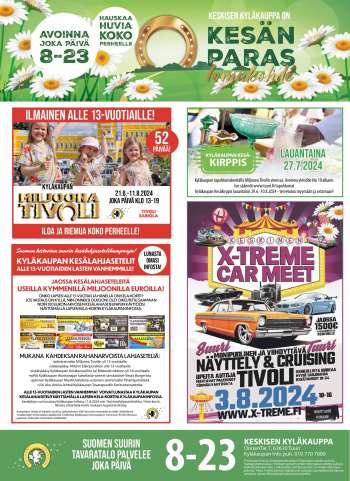 Tuuri tarjoukset  - 24.07.2024 - 30.07.2024.
