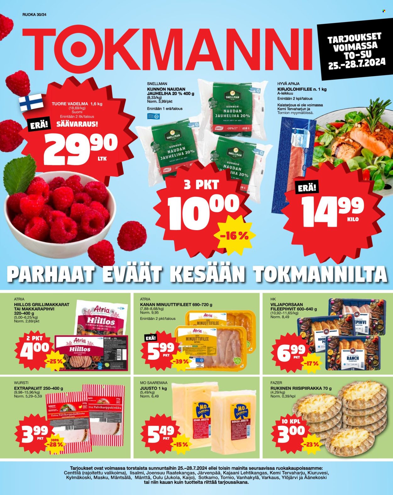 Tokmanni tarjoukset - 25.07.2024 - 28.07.2024. Sivu 1