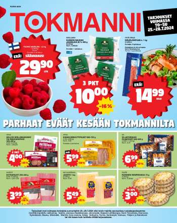 Tokmanni tarjoukset  - 25.07.2024 - 28.07.2024.