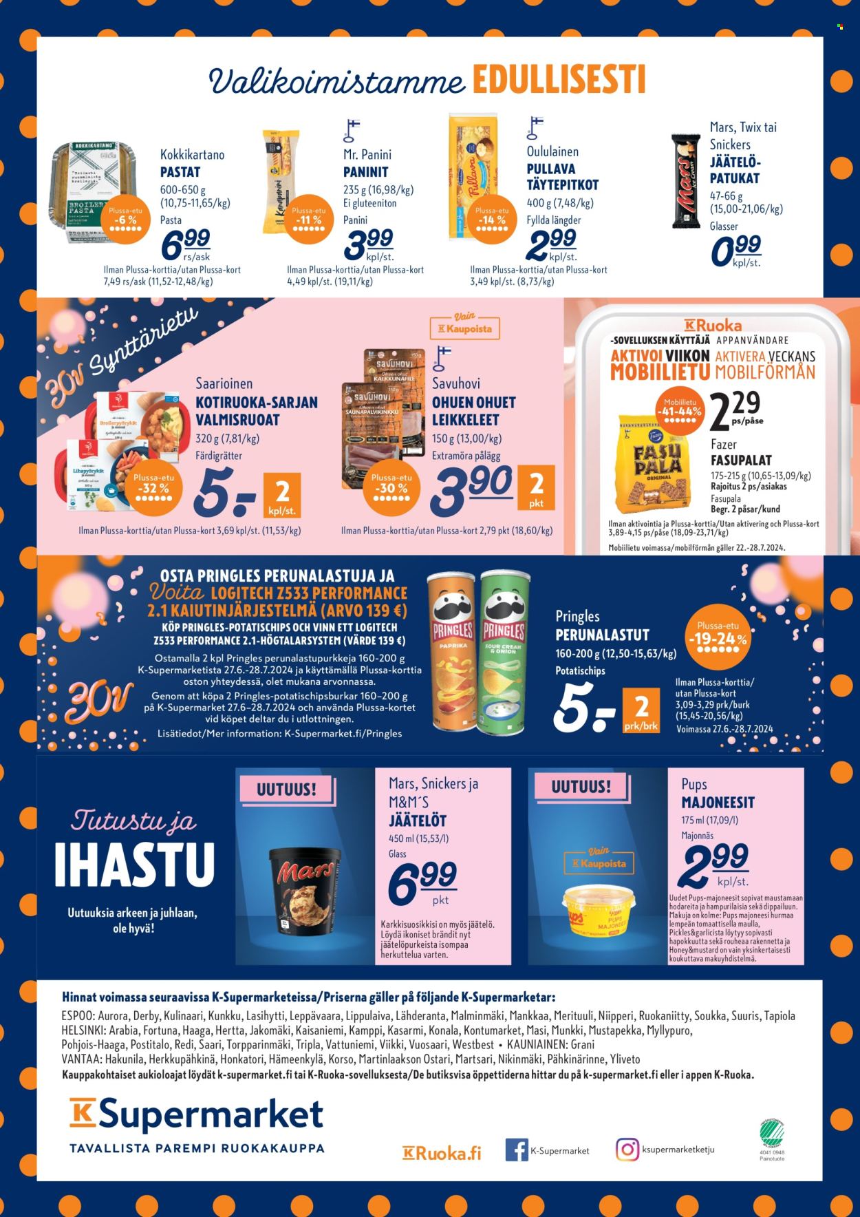 K-Supermarket tarjoukset - 25.07.2024 - 28.07.2024. Sivu 4