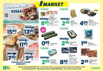 S-market tarjoukset  - 25.07.2024 - 28.07.2024.