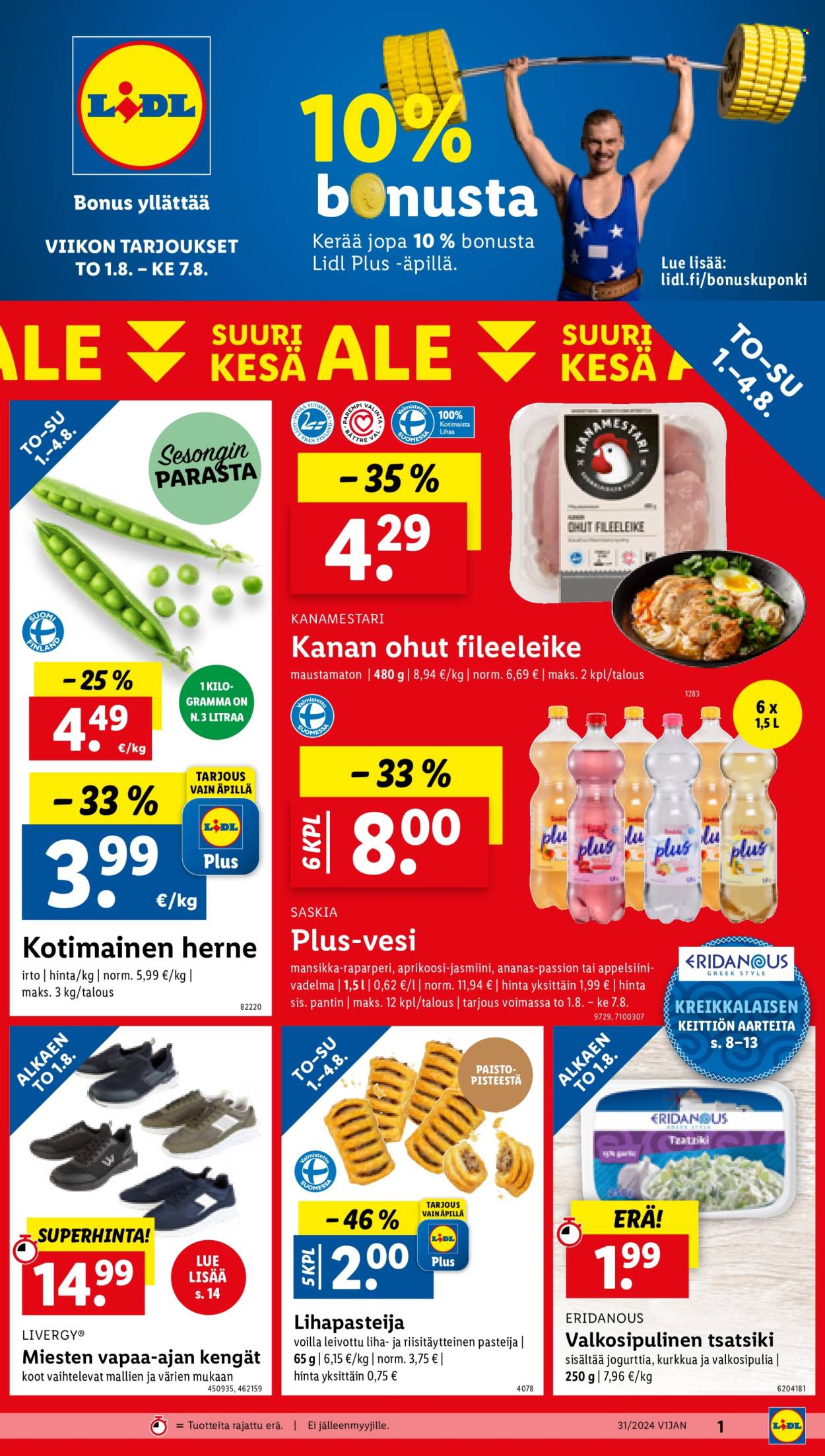 Lidl tarjoukset - 01.08.2024 - 07.08.2024. Sivu 1