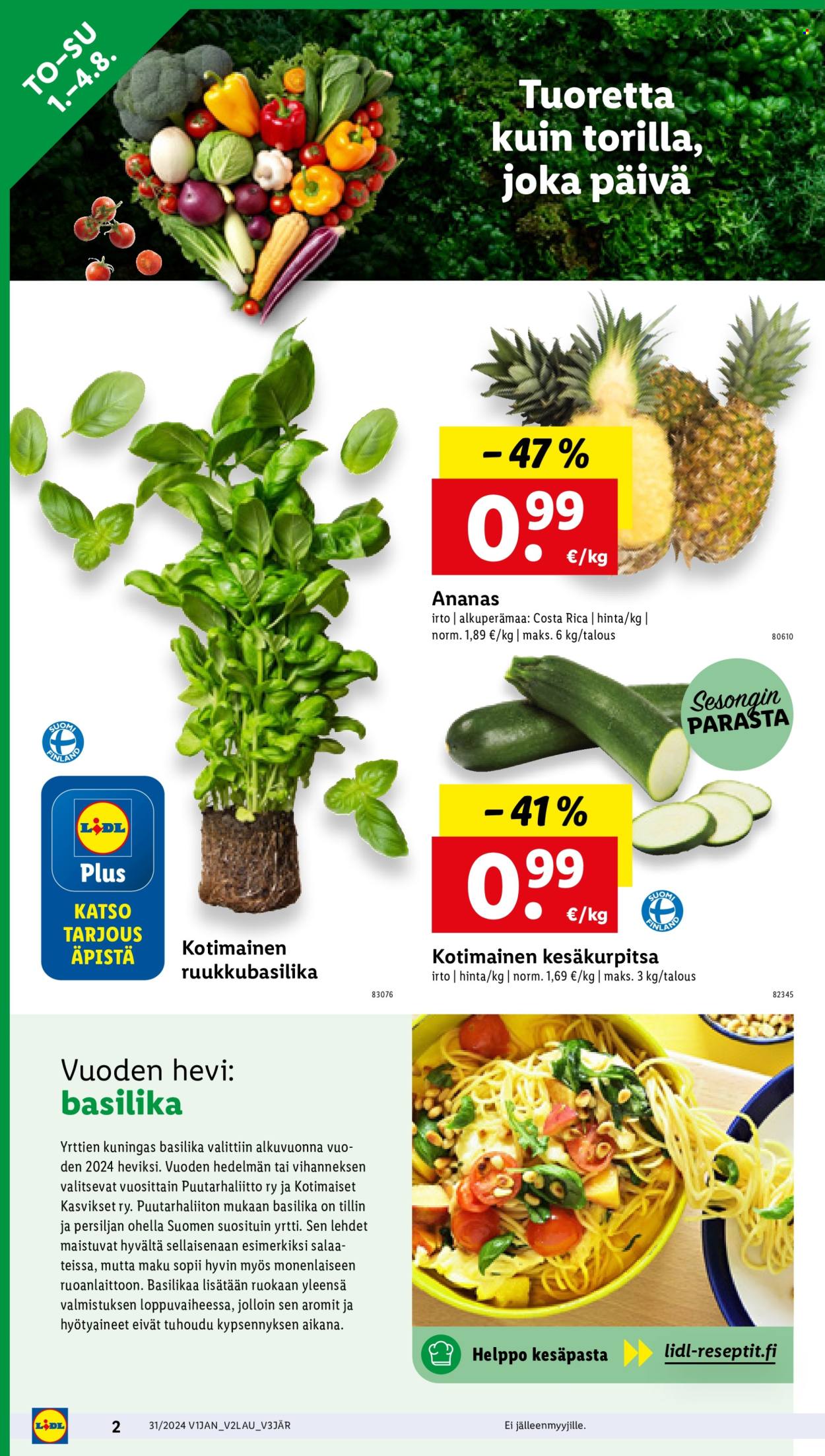 Lidl tarjoukset - 01.08.2024 - 07.08.2024. Sivu 4