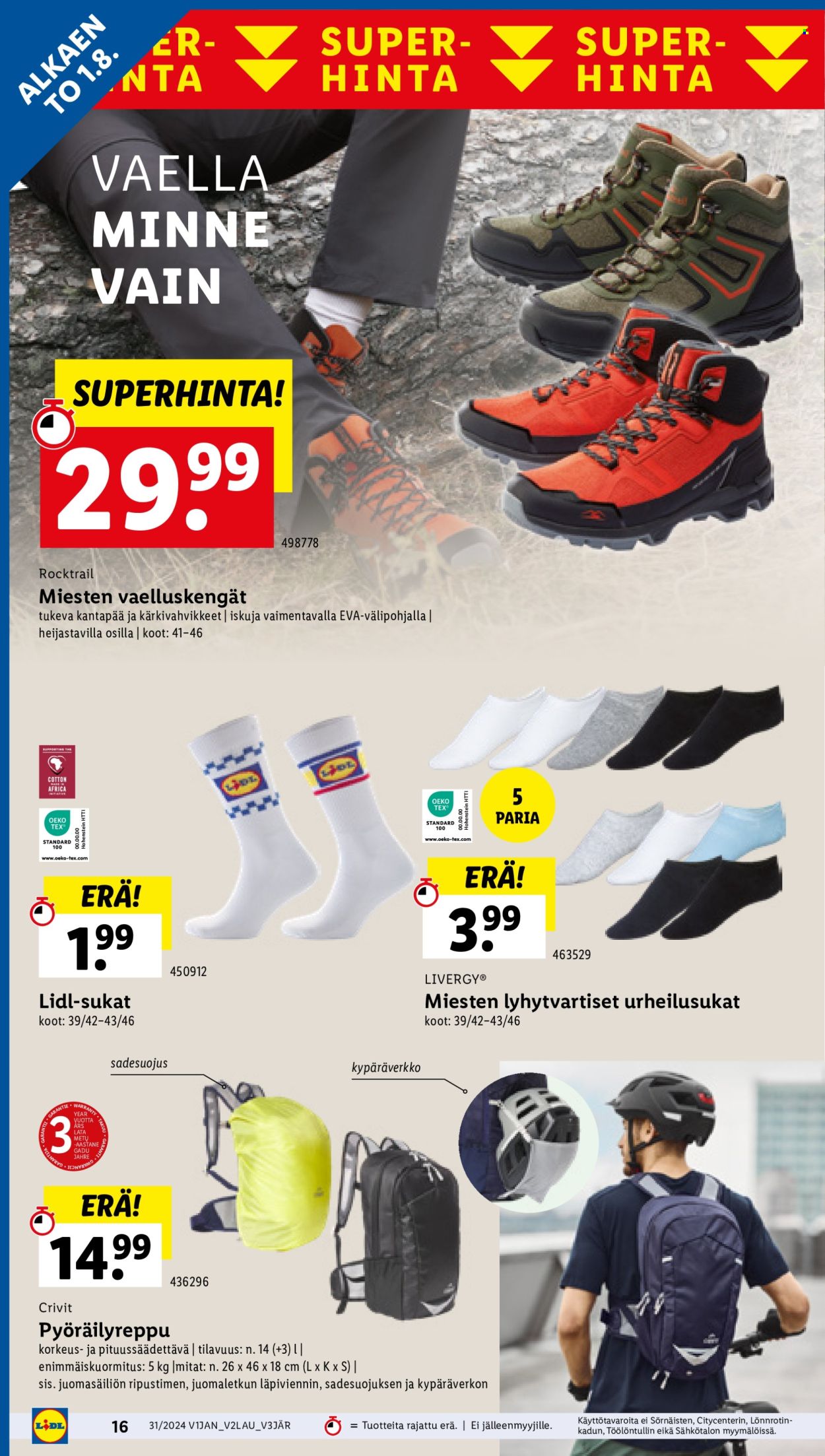 Lidl tarjoukset - 01.08.2024 - 07.08.2024. Sivu 18