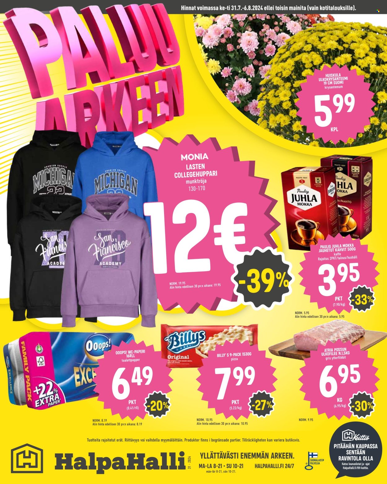 HalpaHalli tarjoukset - 31.07.2024 - 06.08.2024. Sivu 1