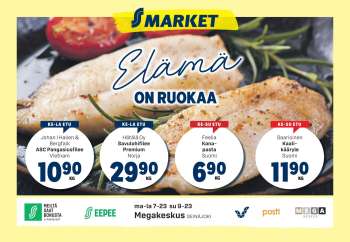 S-market tarjoukset  - 31.07.2024 - 04.08.2024.
