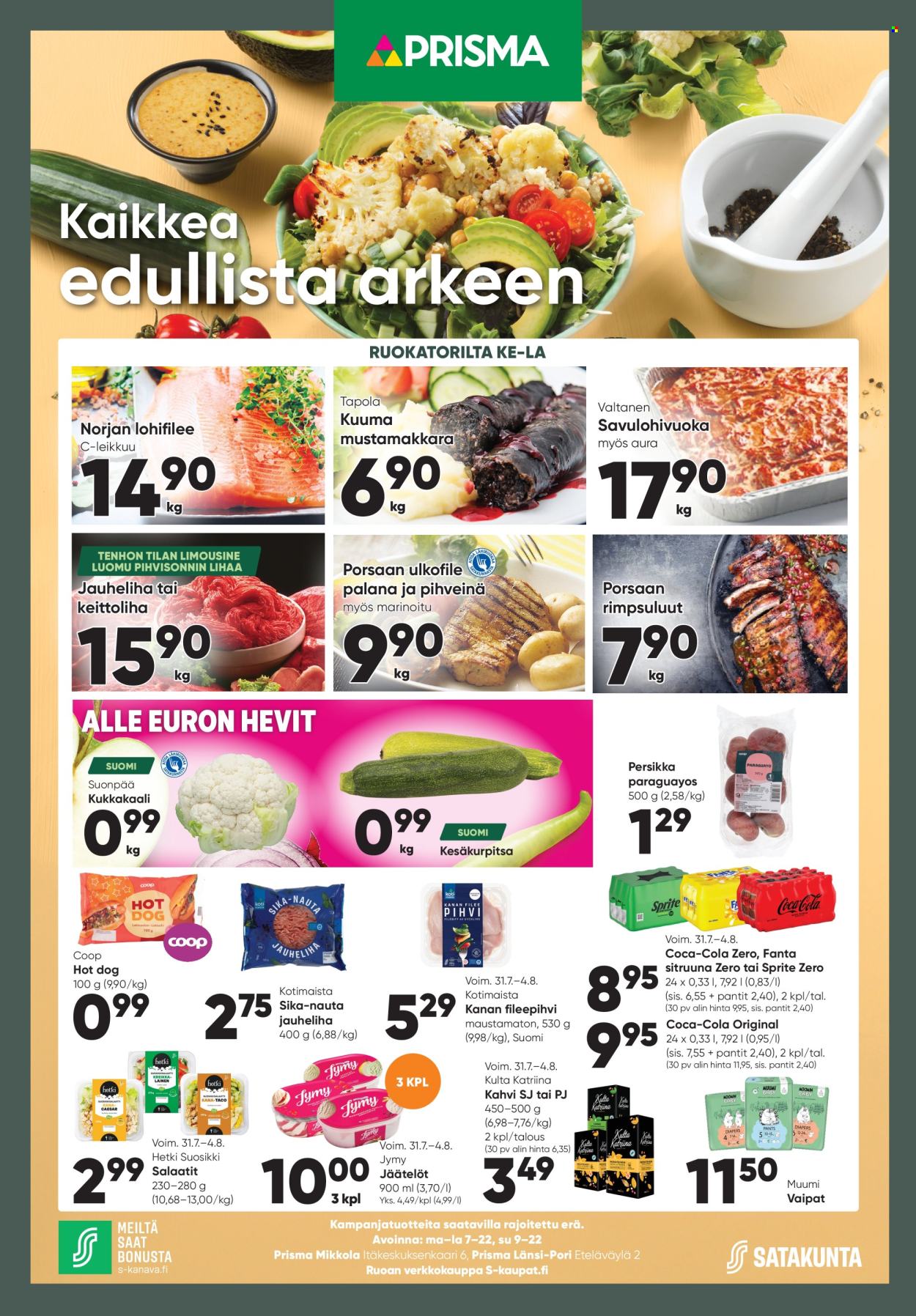 Prisma tarjoukset - 31.07.2024 - 04.08.2024. Sivu 1