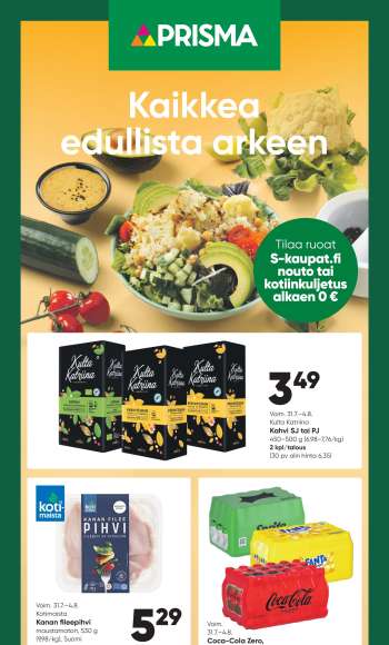 Prisma tarjoukset  - 31.07.2024 - 04.08.2024.