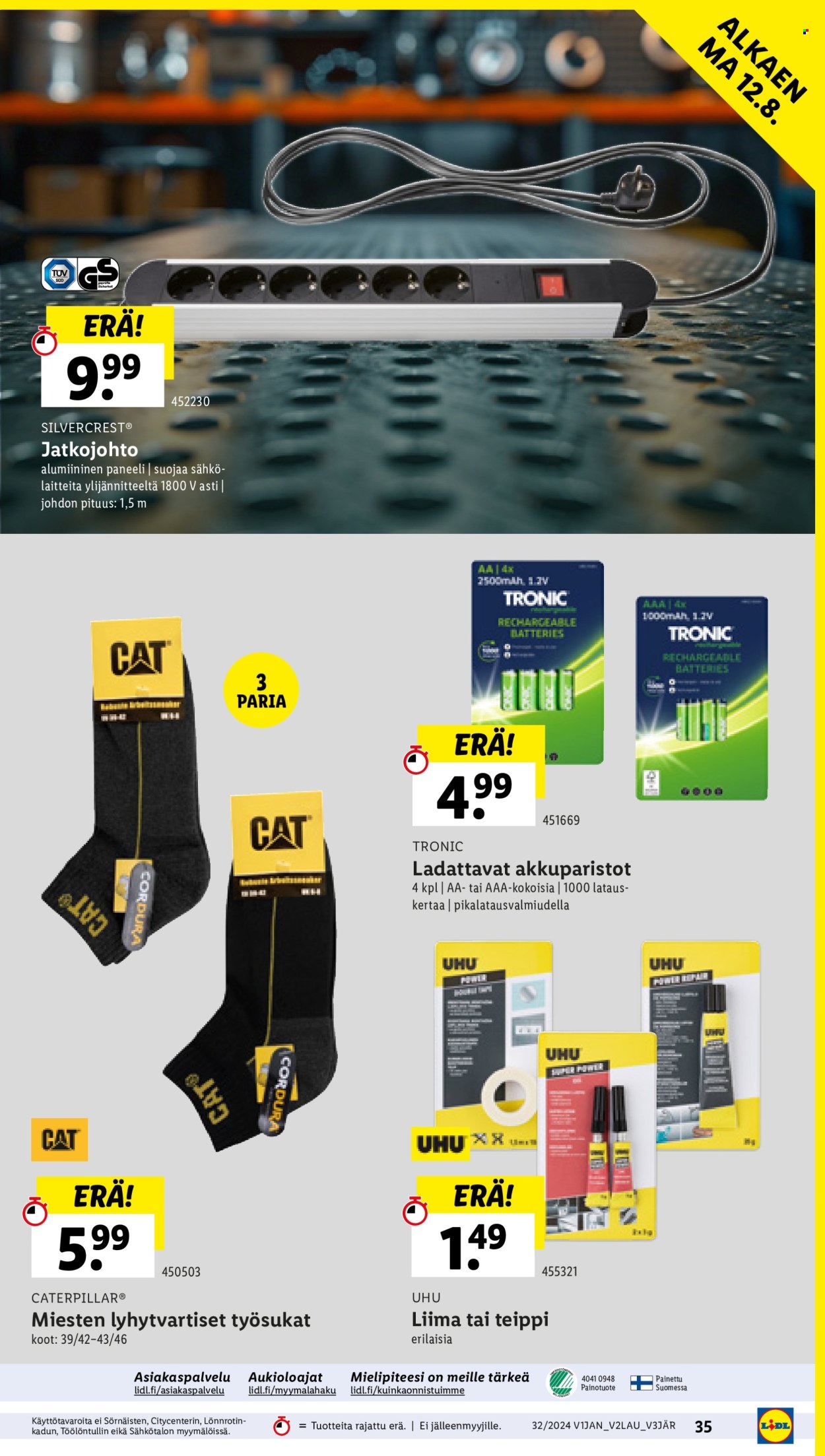 Lidl tarjoukset - 08.08.2024 - 14.08.2024. Sivu 39