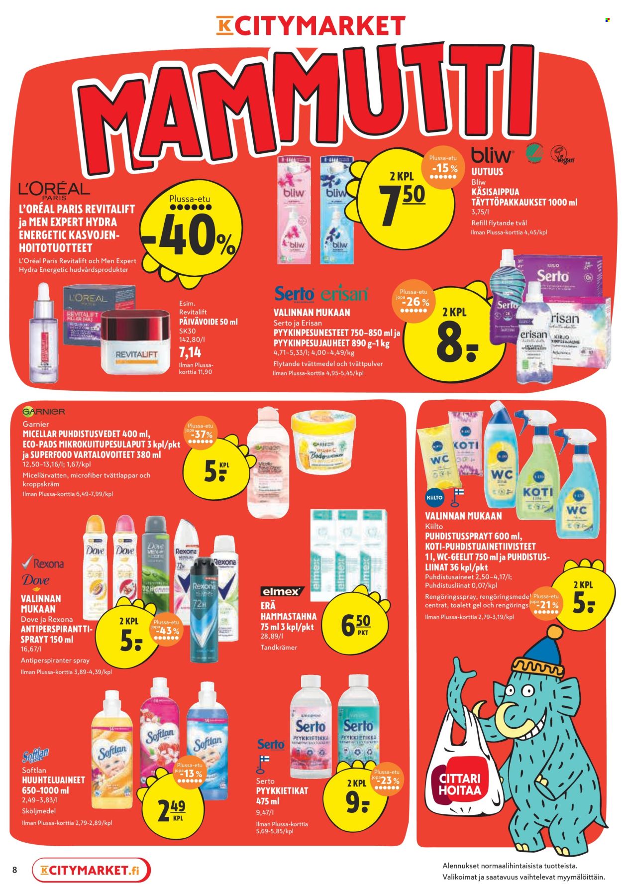 K-citymarket tarjoukset - 08.08.2024 - 11.08.2024. Sivu 8