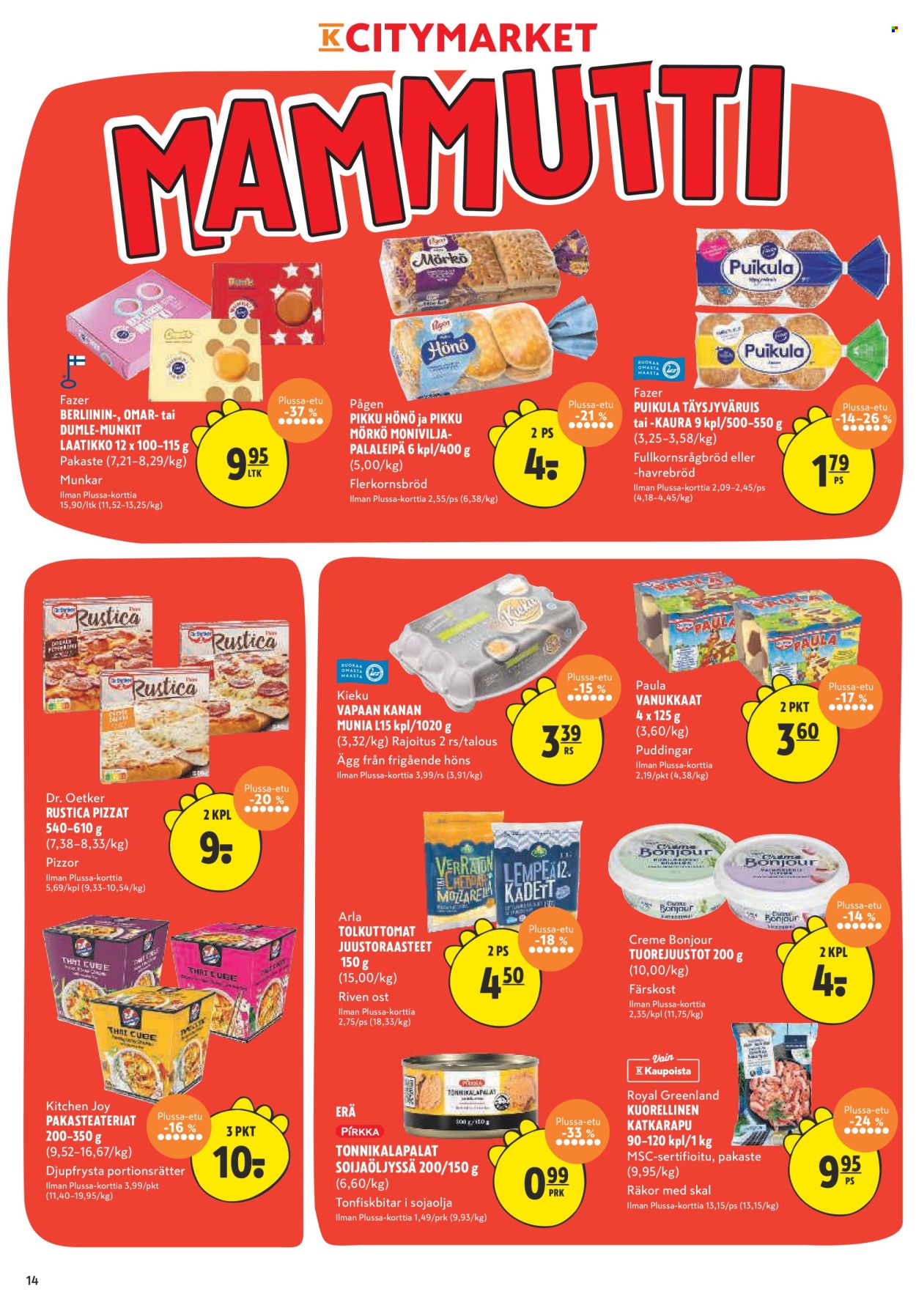 K-citymarket tarjoukset - 08.08.2024 - 11.08.2024. Sivu 14