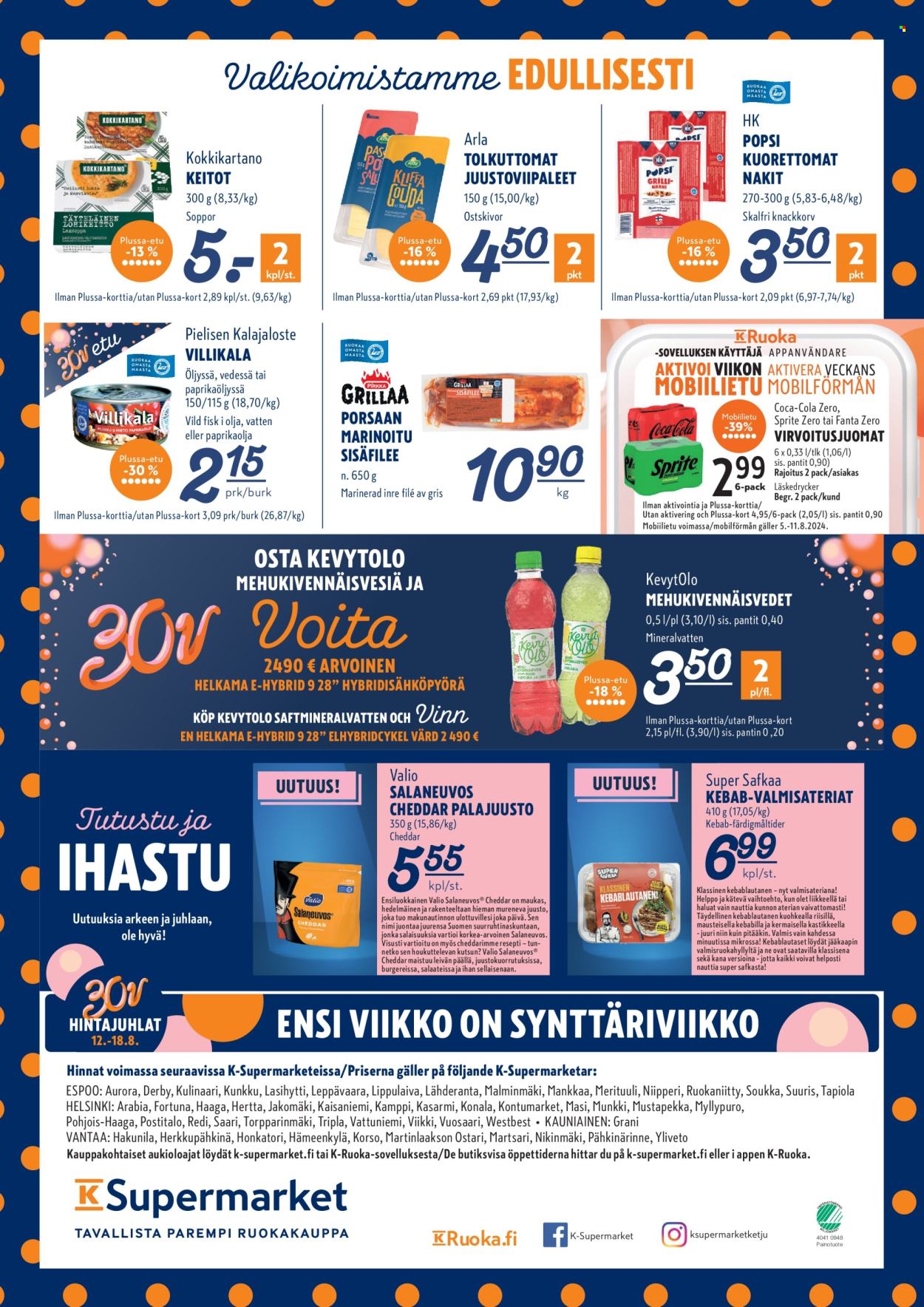 K-Supermarket tarjoukset - 08.08.2024 - 11.08.2024. Sivu 4