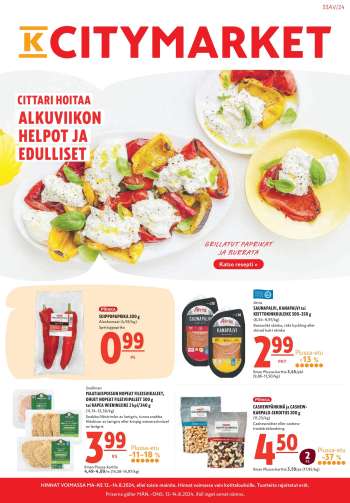 K-citymarket tarjoukset  - 12.08.2024 - 21.08.2024.