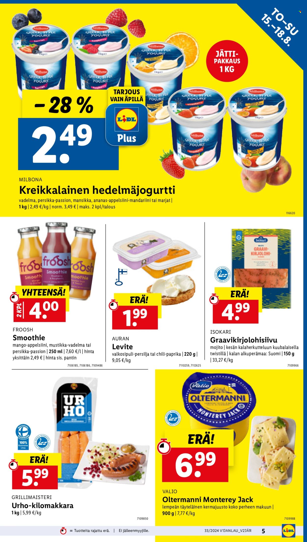 Lidl tarjoukset - 15.08.2024 - 21.08.2024. Sivu 7