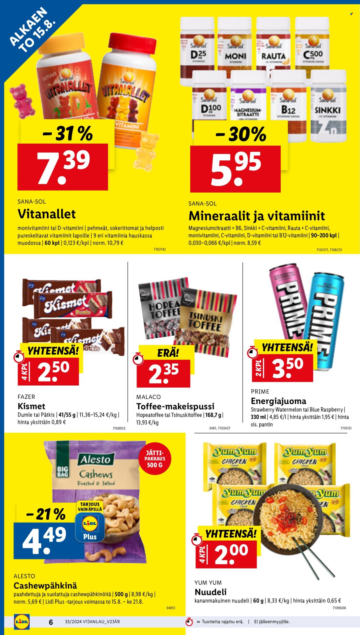 Lidl tarjoukset - 15.08.2024 - 21.08.2024. Sivu 8