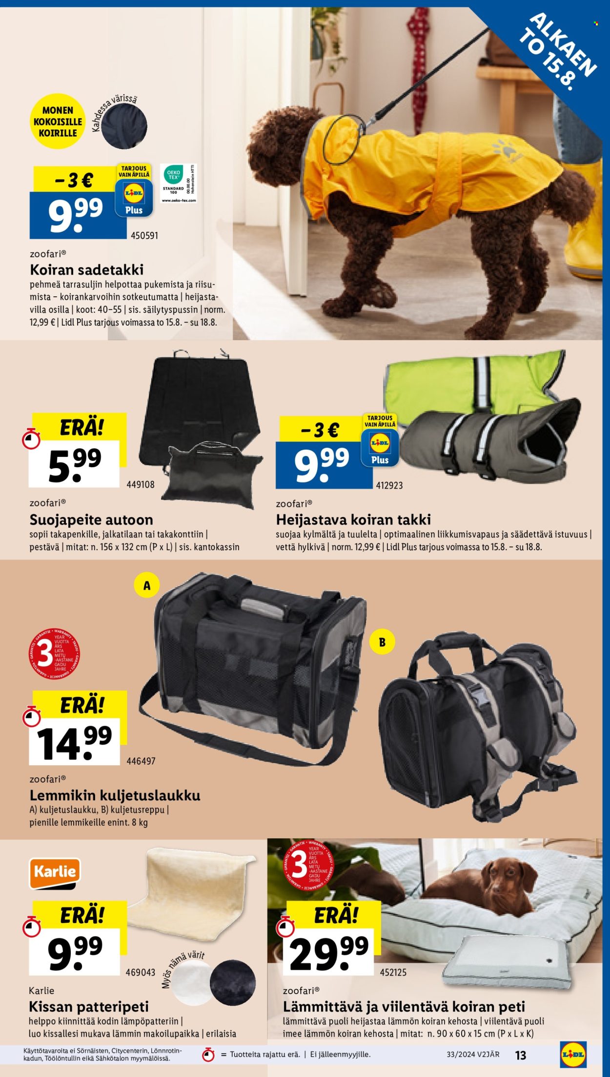 Lidl tarjoukset - 15.08.2024 - 21.08.2024. Sivu 15