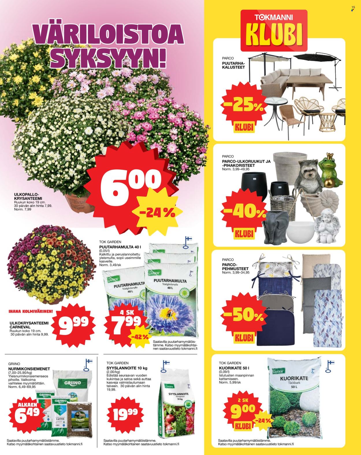 Tokmanni tarjoukset - 12.08.2024 - 18.08.2024. Sivu 15