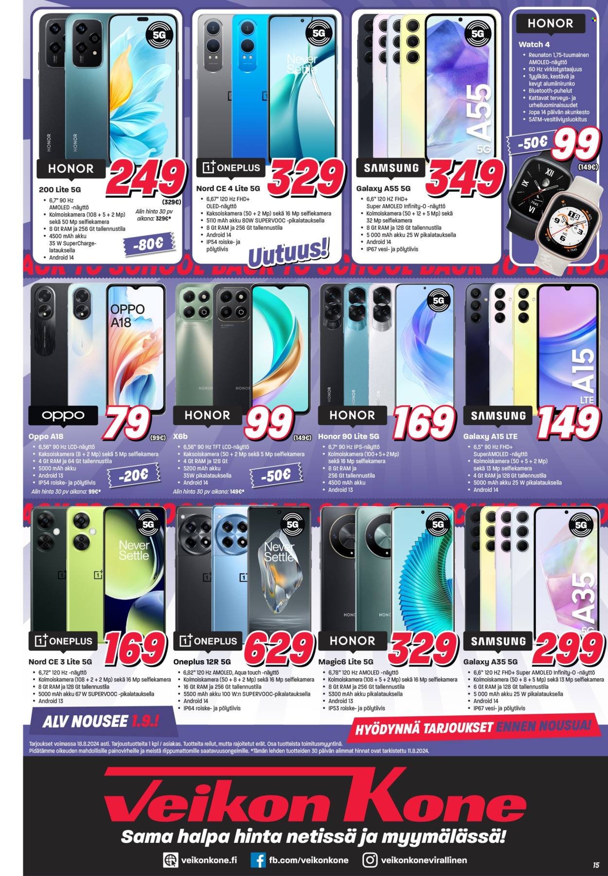 Veikon Kone tarjoukset - 12.08.2024 - 18.08.2024. Sivu 15