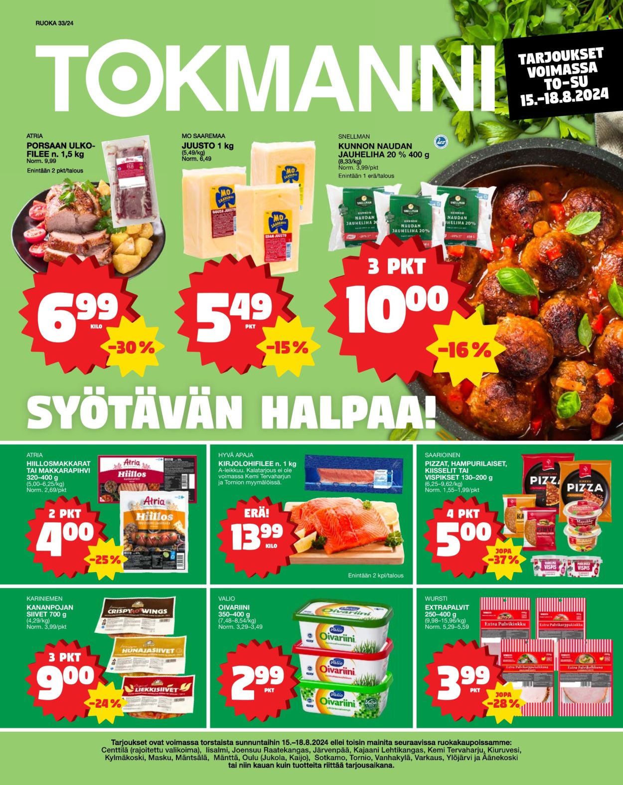 Tokmanni tarjoukset - 15.08.2024 - 18.08.2024. Sivu 1