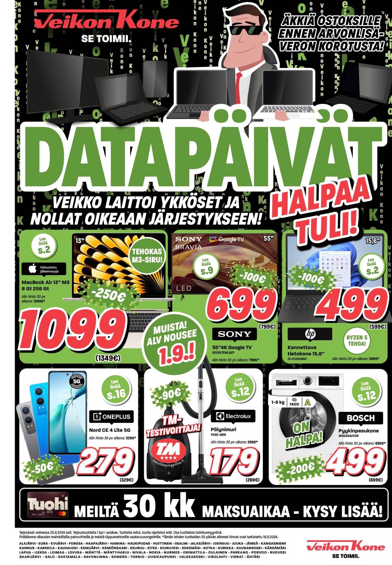 Veikon Kone tarjoukset - 19.08.2024 - 25.08.2024. Sivu 1