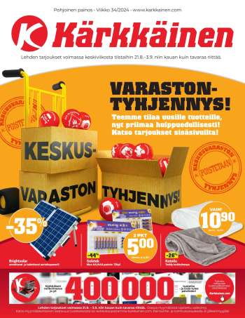 Kärkkäinen tarjoukset  - 21.08.2024 - 03.09.2024.