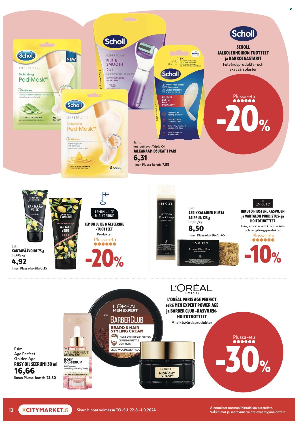K-citymarket tarjoukset - 22.08.2024 - 01.09.2024. Sivu 12