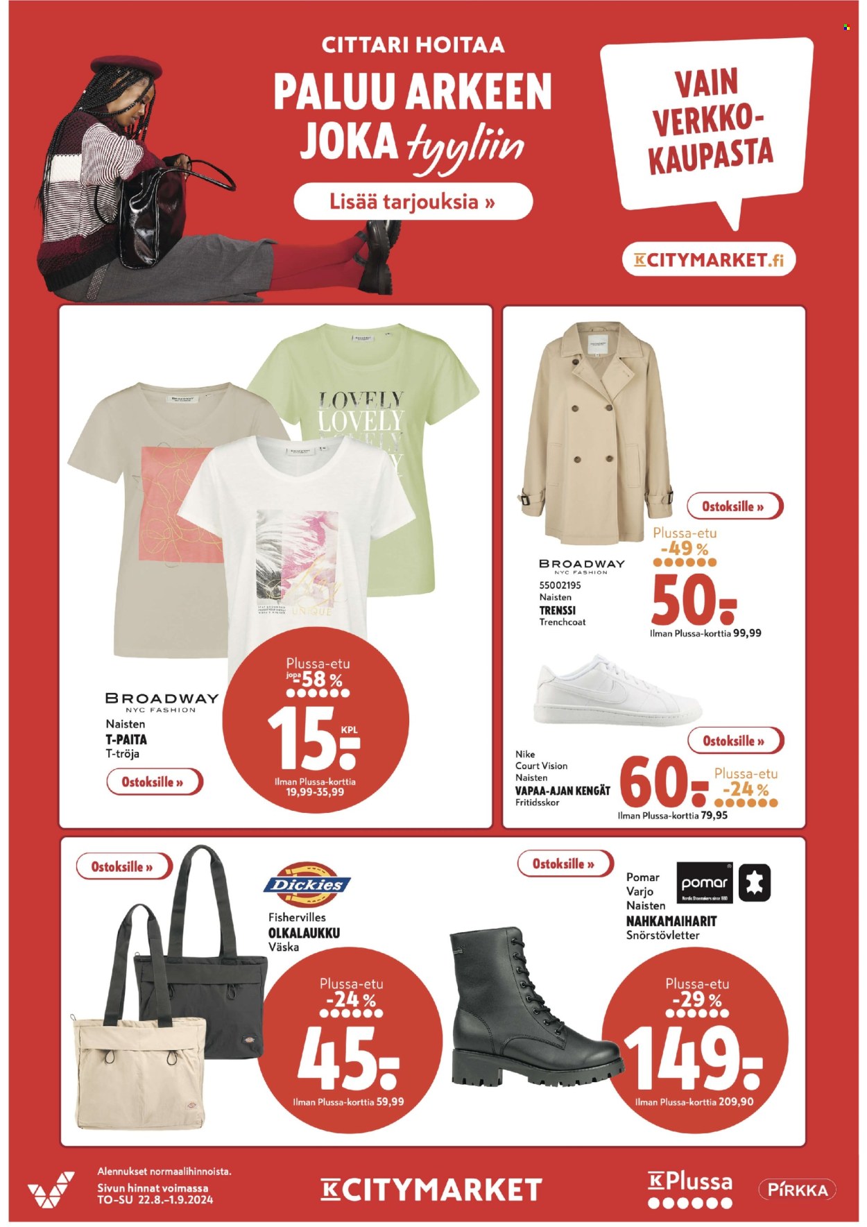 K-citymarket tarjoukset - 22.08.2024 - 01.09.2024. Sivu 18
