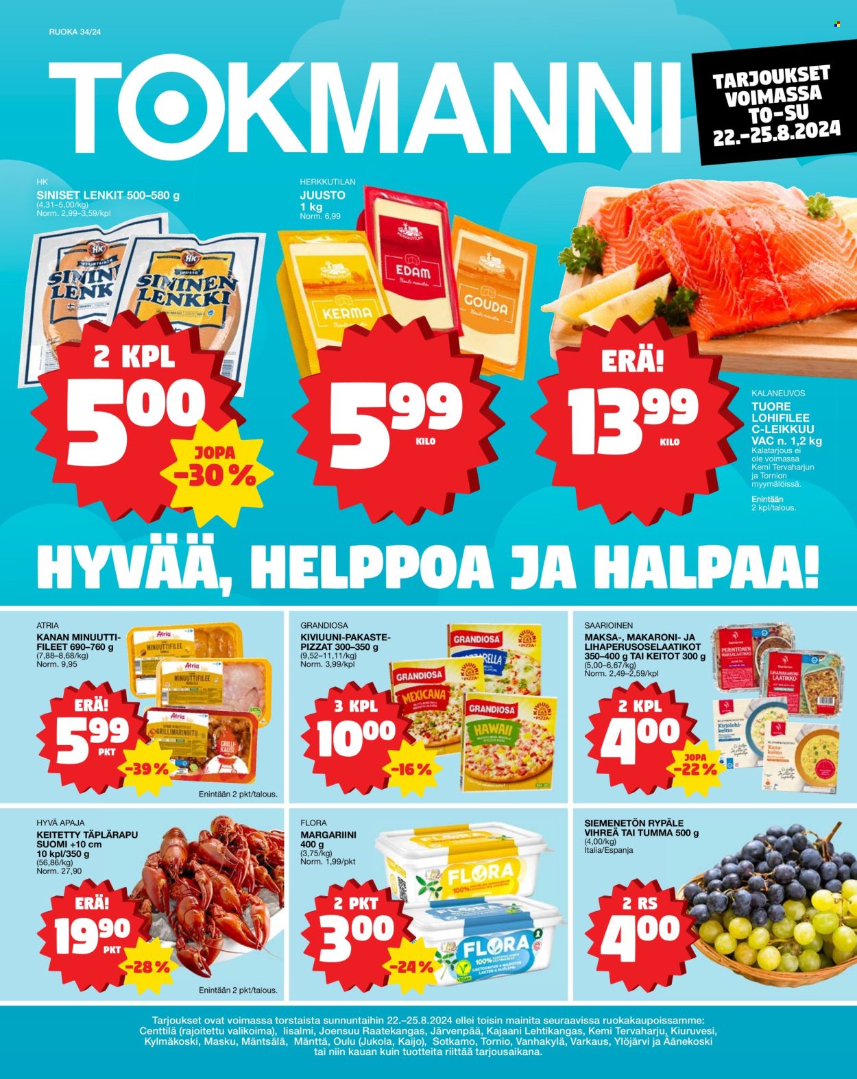 Tokmanni tarjoukset - 22.08.2024 - 25.08.2024. Sivu 1