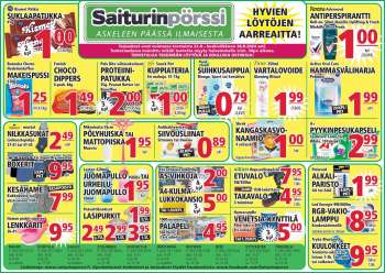 Saiturinpörssi tarjoukset  - 22.08.2024 - 28.08.2024.