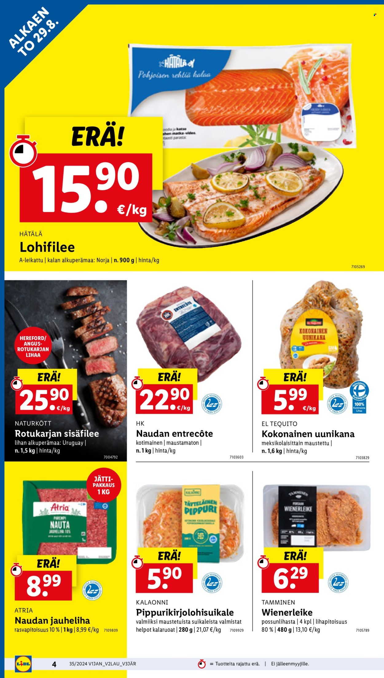 Lidl tarjoukset - 29.08.2024 - 04.09.2024. Sivu 4