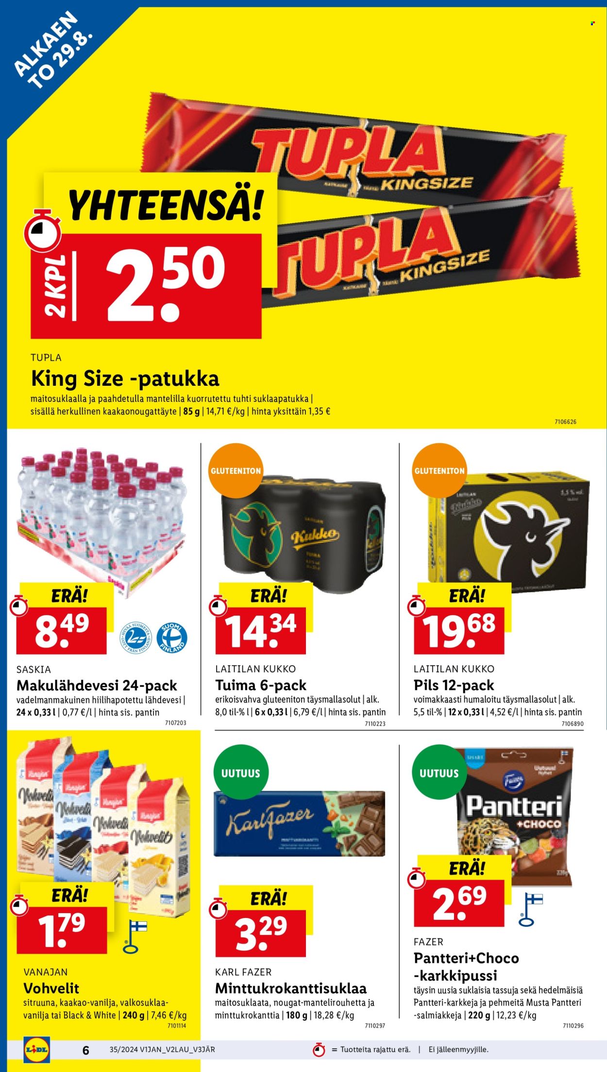 Lidl tarjoukset - 29.08.2024 - 04.09.2024. Sivu 6