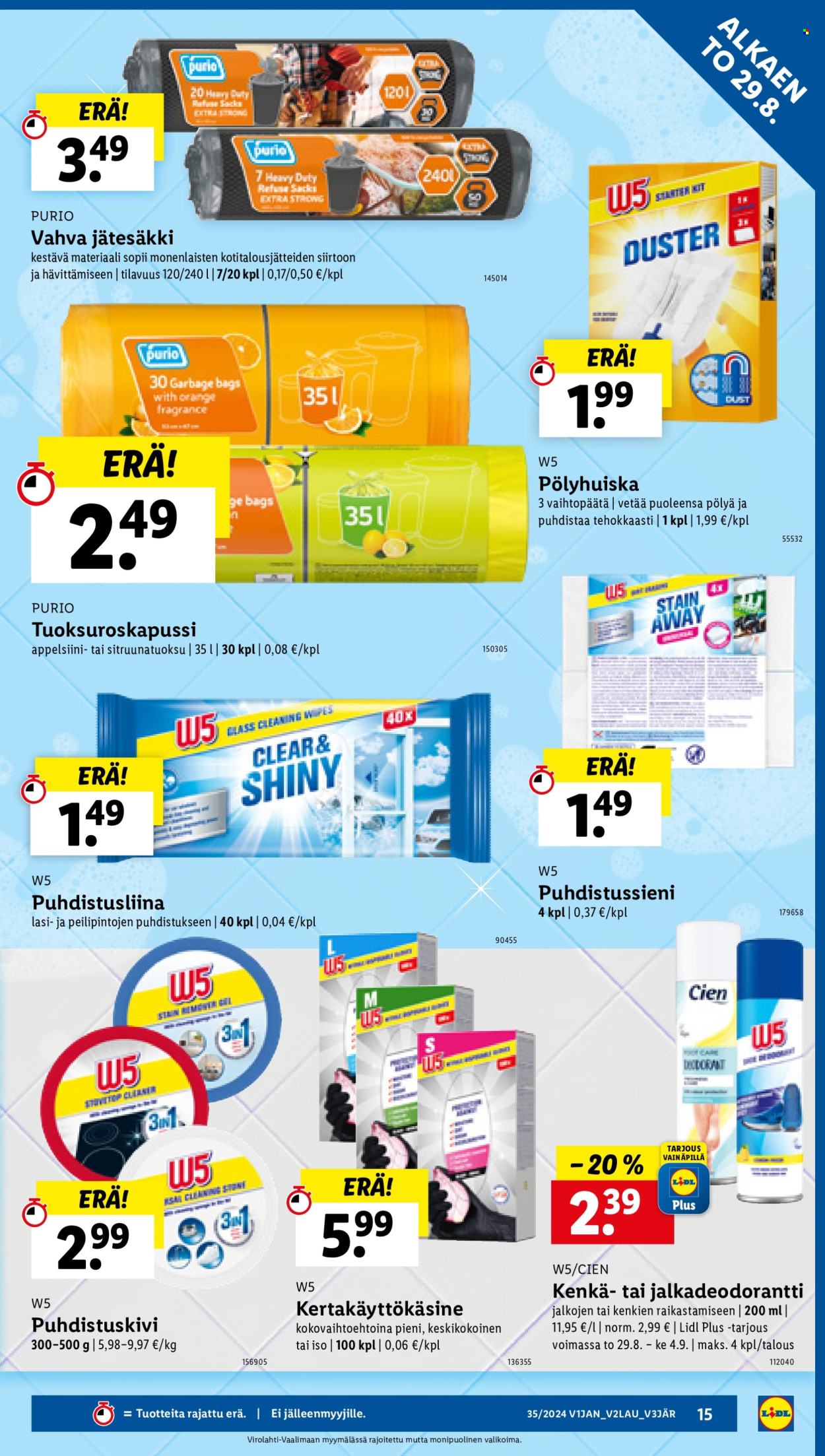 Lidl tarjoukset - 29.08.2024 - 04.09.2024. Sivu 15