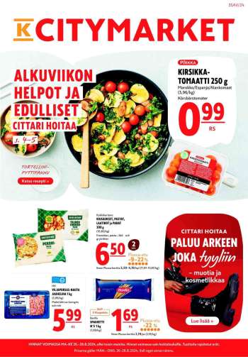 K-citymarket tarjoukset  - 26.08.2024 - 01.09.2024.